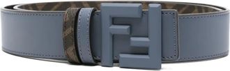 Fendi FF Squared buckle belt - Brown