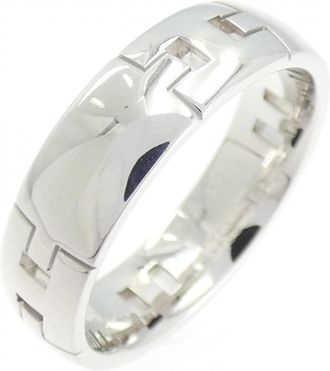 Herm&egrave;s White Gold (18K) Band Ring (Pre-Owned)