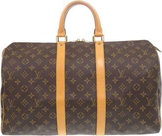 Louis Vuitton Brown Monogram Monogram Boston Bag (Pre-Owned)