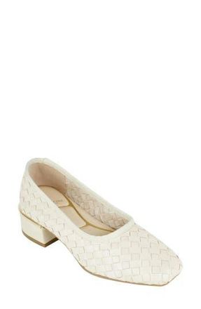 Kenneth Cole Birdie Woven Leather Pump in Ecru Woven Leather at Nordstrom Rack, Size 8