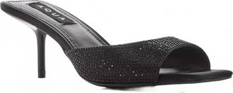 Aqua Womens Slip On Mule In Black