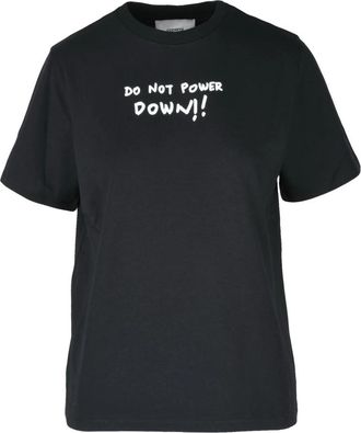 Coperni T-shirt - Dames - T-shirts - Zwart - S - Katoen - Tops