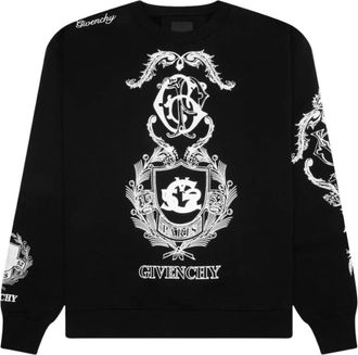 Givenchy Heren, Sweatshirts & Hoodies, Zwart, Maat: XL Katoen