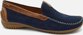 Gabor Womens CALIFORNIA 86.090 LADIES MOCCASIN - Navy - Size: 5.5/EEE