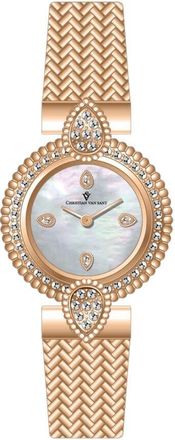 Christian Van Sant Valor Silver-tone Dial Ladies Watch CV1272