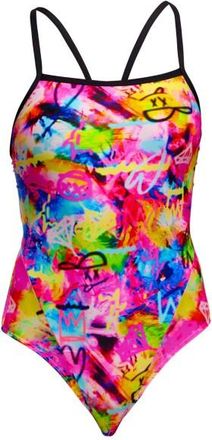 Funkita Single Strap One Piece Badeanzug f&uuml;r Damen | bunt