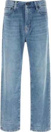Carhartt Work in Progress Aaron Pant - Heren - Regular Fit Jeans - Blauw - W34 - Katoen - Jeans
