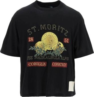 Bally 6302918 Mens Black St. Moritz 100% Cotton T-Shirt