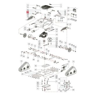 Blue Bird Pist&oacute;n De Elevaci&oacute;n Original Bluebird Picador De Hierba Fm 23-53 5040900010000