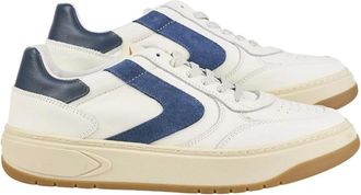 Valsport Schoenen, Heren, Veelkleurig, 44 EU, Witte Leren Sneakers Oceania