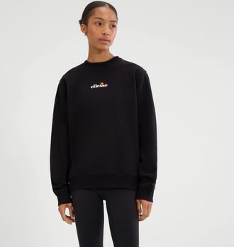 Ellesse Sweatshirt ELLESSE, Damen, Gr. 34, schwarz, Obermaterial: 70% Baumwolle, 30% Polyester, Rundhals, Sweatshirts Sweatshirt