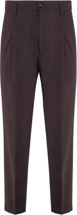 Department Five Geplooide Broeken - Heren - Chinos - Bruin - W33 - Leer - Broeken