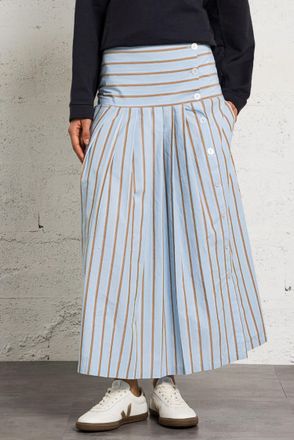 Leon & Harper Joyau Skirt In Sky Stripe