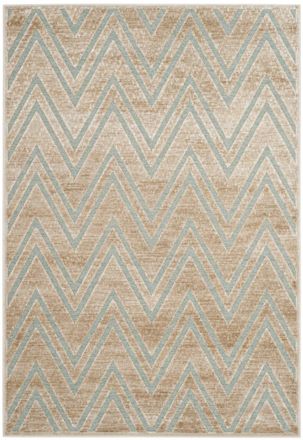 Safavieh Alfombra viscosa neutrale/blu 122 x 170 cm