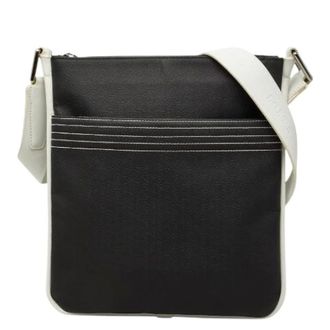 Loewe Pre-owned Repeat Anagram Leren PVC Schoudertas - Dames - Pre-owned - Zwart - Maat: ONE Size Leer