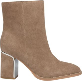 Alma En Pena Enkellaars met hakdetail - Dames - Laarzen met Hak - Beige - 37 EU - Schoenen