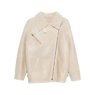 Isabel Marant Coat Isabel Marant - female - Isabel Marant - Leather Jackets - Beige - XS - Jackets