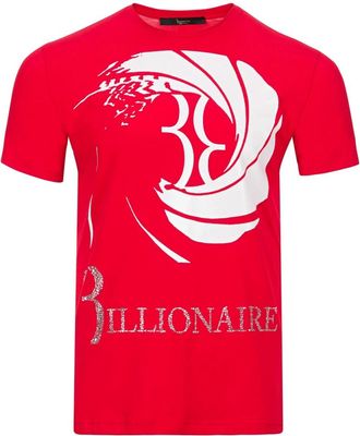 Billionaire Boys Club T-shirt Ronde Hals Carrigan - Heren - T-shirts - Rood - S - Katoen - Tops