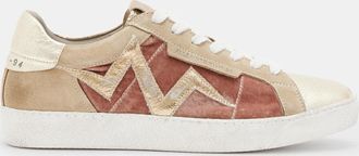 AllSaints Cotton Sheer Bolt Leather Trainers, Size: UK 3/US 6/EU 36