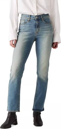 Levi's Classic Mid Rise Straight Leg Jeans In Cave Wall