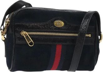 Gucci Pre-owned Camoscio borse-gucci - - Pre-owned - Donna - Blu - ONE SIZE