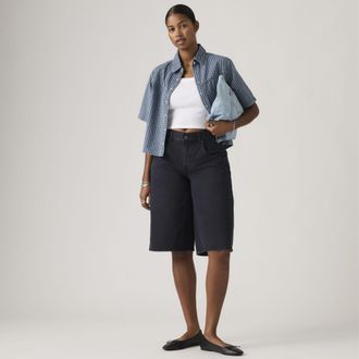 Levi's Super Baggy Jorts - Womens - 23 - Black