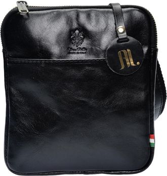 Anna Luchini Zwart Rundleer Tas