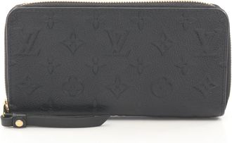 Louis Vuitton Black Noir Monogram Empreinte Long Wallet (Bi-Fold) (Pre-Owned)