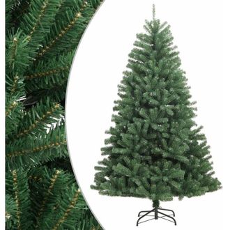 vidaXL &Aacute;rbol De Navidad Artificial Con Bisagras Y Soporte Verde 180 Cm Vidaxl