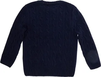 Polo Ralph Lauren Wool-Cashmere Cable Knit Sweater - Navy