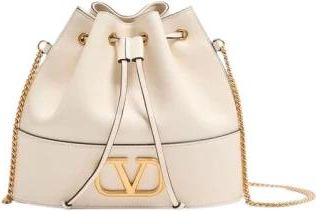 Valentino Mujer, Bolsos, Beige, Talla: ONE Size