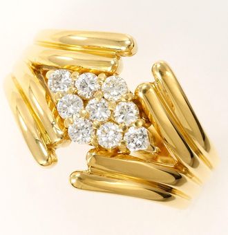 C&A Yellow Gold Yellow Gold (18K) Band Ring (Pre-Owned)