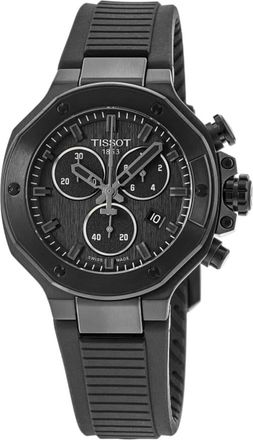 Tissot T-Race Chronograph Black Dial Synthetic Strap Mens Watch T141.817.37.051.00
