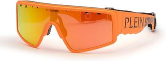 Plein Sport SSP007 B55A Mens Sunglasses Orange Size 99