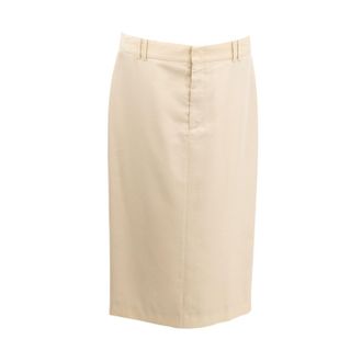 Gucci Gucci rok in beige wol