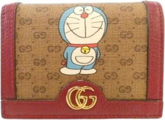 Gucci Pre-owned Wallets, female, Multicolor, Size: ONE SIZE Pre-owned Canvas Wallet