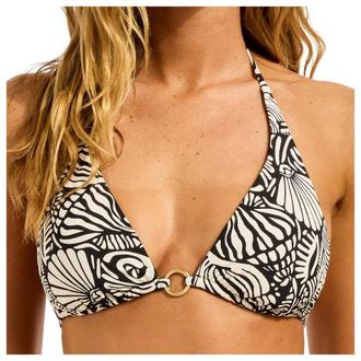 Seafolly C Shells Reversible Longline Slide Tri Bikini-Top f&uuml;r Damen | orange