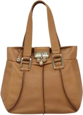 Celine Pre-owned Handbags, female, Beige, Size: ONE SIZE Pre-owned Handbag