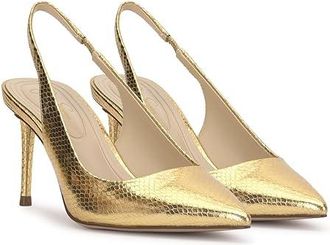 Jessica Simpson Souli Womens Shoes Gold : 7.5 M, Faux Leather