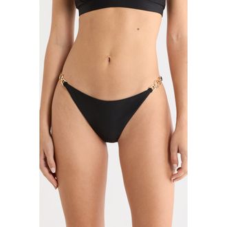 Ramy Brook Madalyn Hipster Bikini Bottoms in Black at Nordstrom, Size X-Small