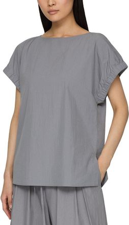Lafayette 148 New York Gathered Cuff Sleeve Blouse
