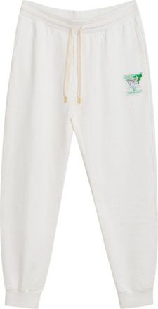 Casablanca White Cotton Athletic Mens Pants
