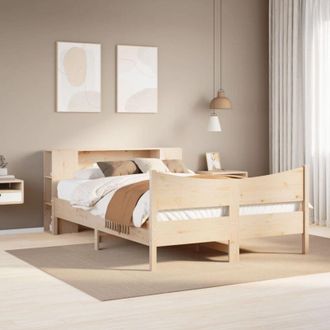 vidaXL Vidaxl - Estructura De Cama Sin Colch&oacute;n Madera De Pino Maciza 120x200 Cm