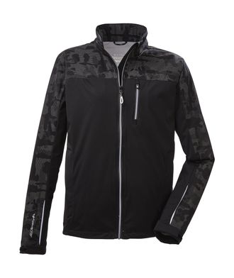 Killtec Softshelljacke KILLTEC KOS 31 MN SFTSHLL JCKT, Herren, Gr. XL, schwarz, Oberstoff: Oberseite: 100% Polyester, R&uuml;ckseite: 100% Polyester, Jacken Softsh