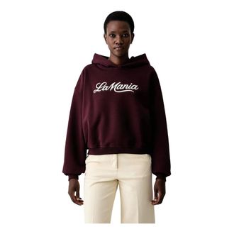 La Mania Luma Hoodie - Dames - Sweatshirts & Hoodies - Paars - Maat: XS Katoen