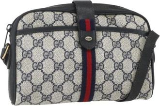 Gucci Pre-owned Plastic Cross Body Bag - Dames - Vintage Schoudertas - Blauw - ONE Size - Vintage