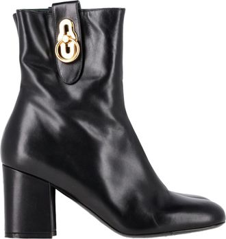 Mulberry Ankle Boots in Black Leather