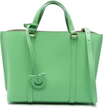 Pinko Carrie tote bag - women - Calf Leather - One Size - Green