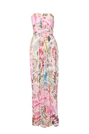 Matthew Williamson Multicolored silk wrap-dress in size UK12/M