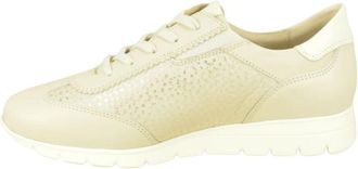 Mephisto Fijn Runner N.+tiret - Dames - Sneakers - Beige - 34 EU - Schoenen